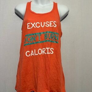 Bella Canvas Orange Sleeveless Relaxed Tank Top